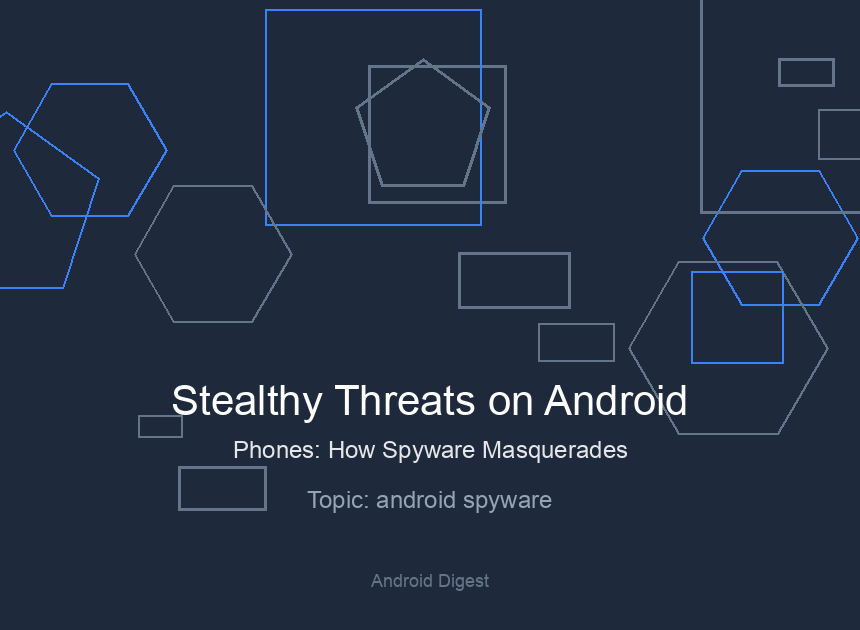 Stealthy Threats on Android Phones: How Spyware Masquerades as Your Favorite Apps