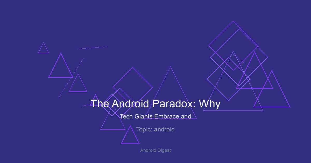 The Android Paradox: Why Tech Giants Embrace and Abandon Google’s OS for Their Gadgets