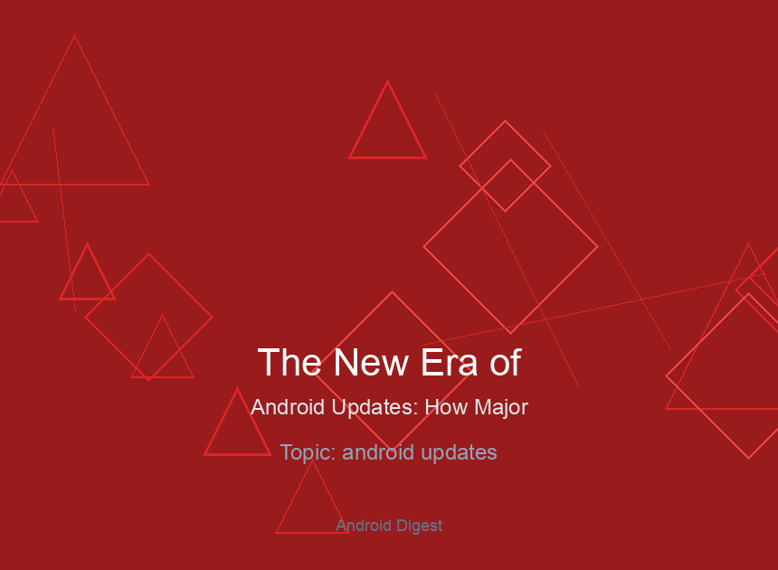 The New Era of Android Updates: How Major OS Rollouts Are Transforming Mid-Range Phones