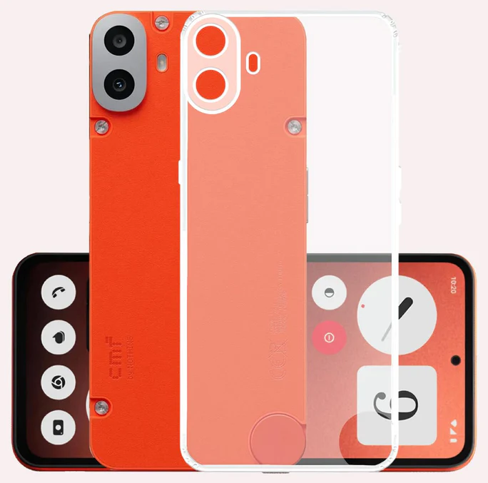 Nothing Phone transparent back - YOFO Back Cover for CMF by Nothing Phone 1 (Flexible|Silicone ...