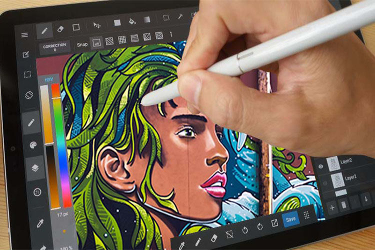 Graphic designer drawing on tablet with stylus - Stylus What Is The Best Drawing Tablet For Graphic Design Drawing ...