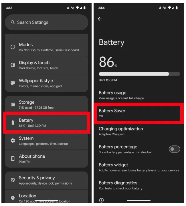 Android phone battery saver screen - How to Optimize Battery Charging in Your Android Phone - Make Tech ...