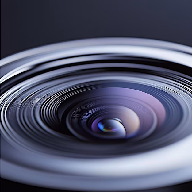 close-up of high-end smartphone camera lenses - Closeup of a smartphone camera lens capturing highquality images ...