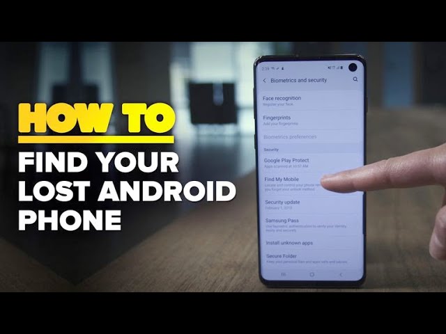 lost Android phone - How to find your lost Android phone - YouTube