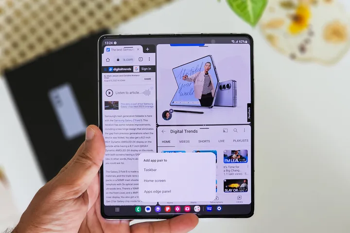 Foldable phone multitasking split screen - Every foldable phone we're expecting in 2024 - Digital Trends