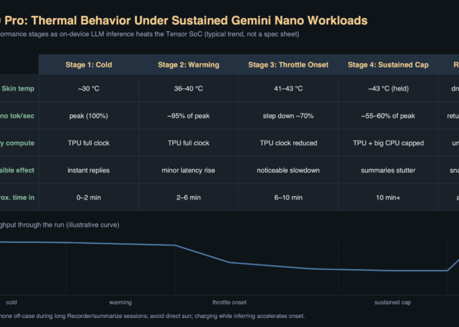 Pixel 10 Pro Thermal Throttling Under Gemini Nano Workloads