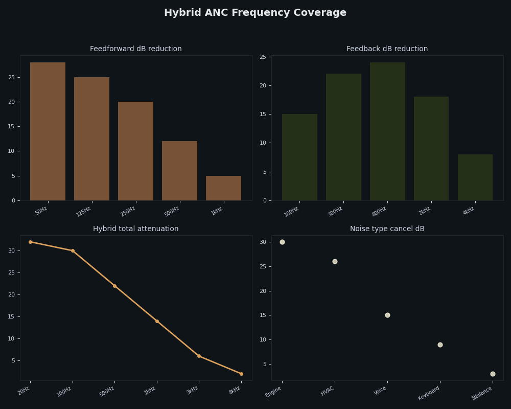 Dashboard: Hybrid ANC Frequency Coverage